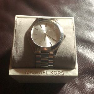 Women’s Micheal Kors Slim Runway Bracelet Watch.